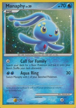 Manaphy (4/12) [Diamond & Pearl: Trainer Kit - Manaphy] | Card Citadel