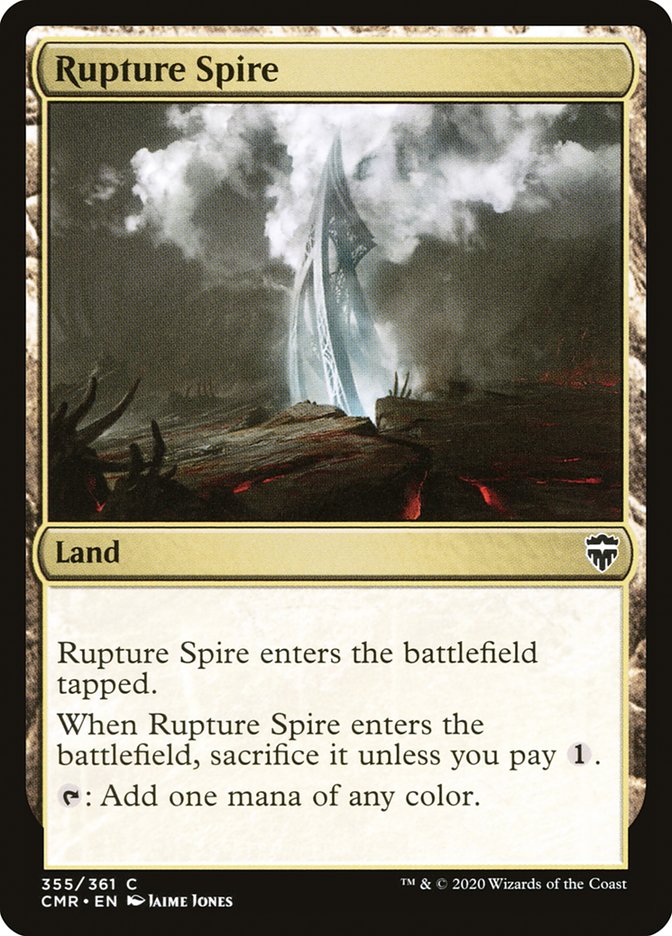 Rupture Spire [Commander Legends] | Card Citadel