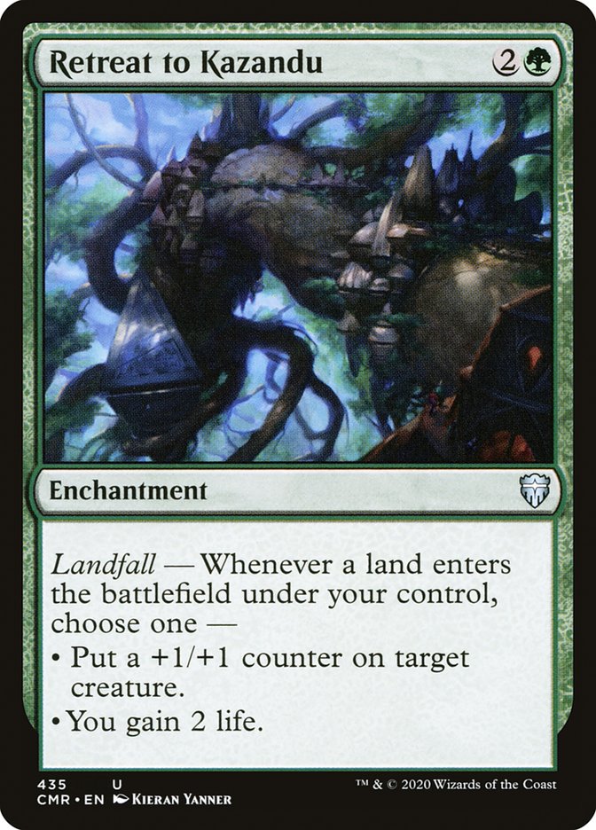 Retreat to Kazandu [Commander Legends] | Card Citadel