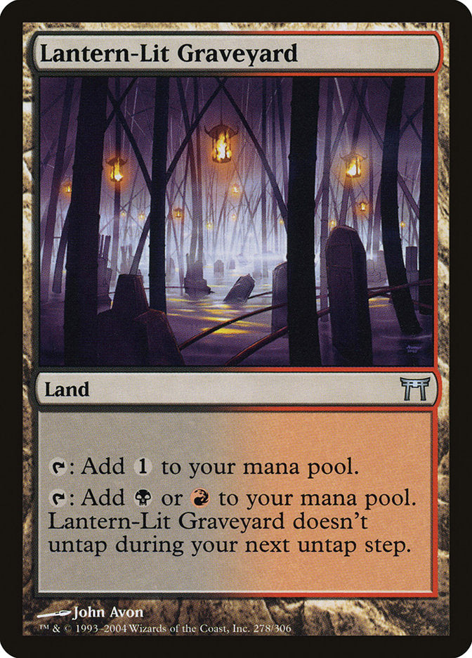 Lantern-Lit Graveyard [Champions of Kamigawa] | Card Citadel