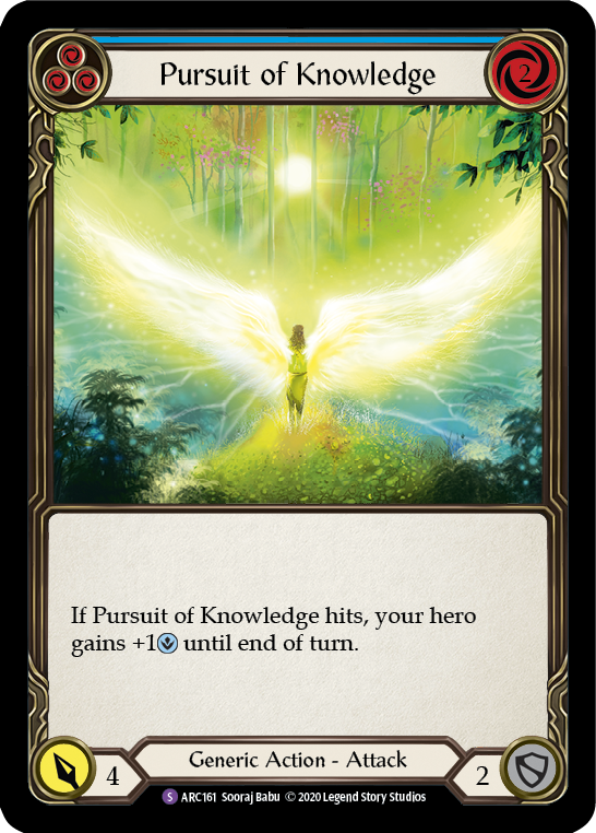Pursuit of Knowledge [ARC161] Unlimited Rainbow Foil | Card Citadel