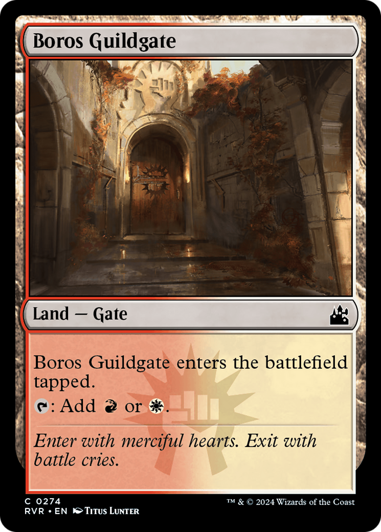 Boros Guildgate [Ravnica Remastered] | Card Citadel