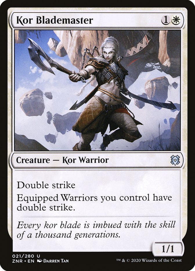 Kor Blademaster [Zendikar Rising] | Card Citadel