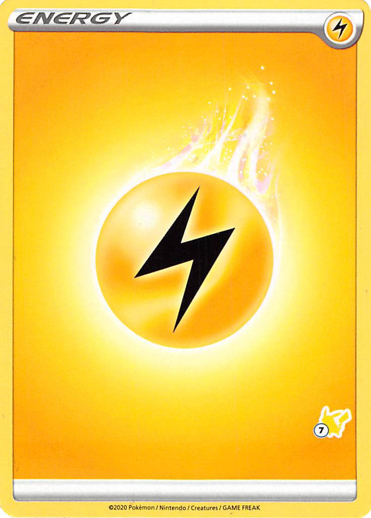 Lightning Energy (Pikachu Stamp #7) [Battle Academy 2022] | Card Citadel