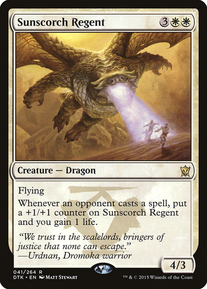 Sunscorch Regent [Dragons of Tarkir] | Card Citadel