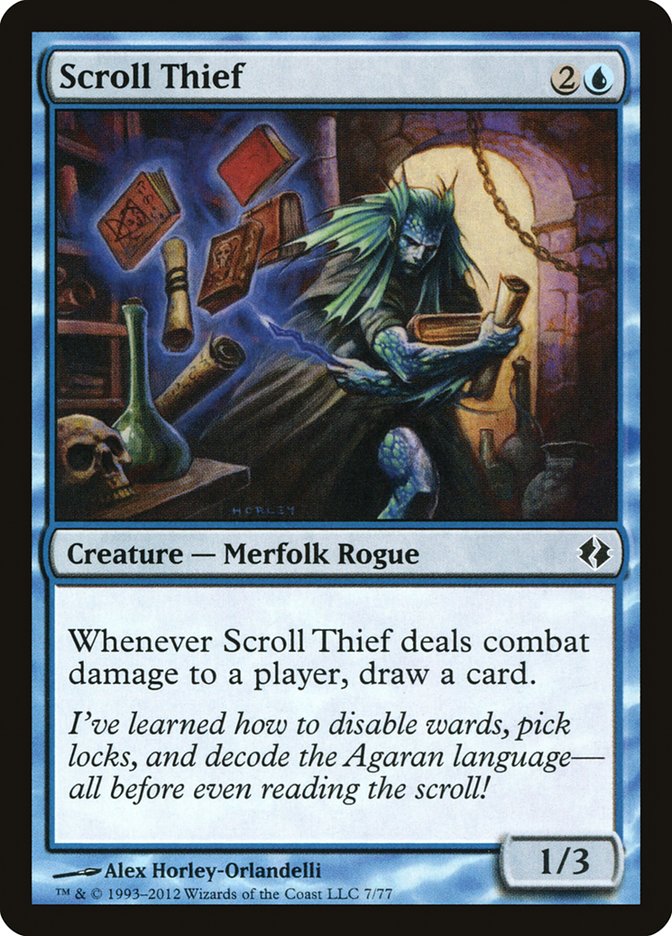 Scroll Thief [Duel Decks: Venser vs. Koth] | Card Citadel