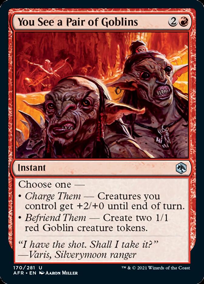 You See a Pair of Goblins [Dungeons & Dragons: Adventures in the Forgotten Realms] | Card Citadel