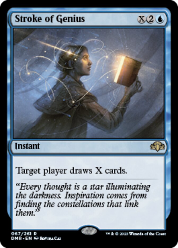 Stroke of Genius [Dominaria Remastered] | Card Citadel