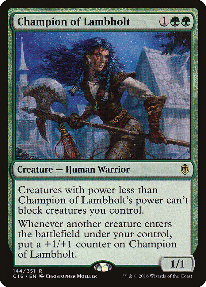 Champion of Lambholt [Commander 2016] | Card Citadel