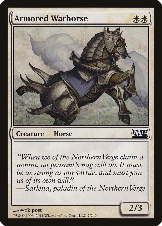 Armored Warhorse [Magic 2012] | Card Citadel