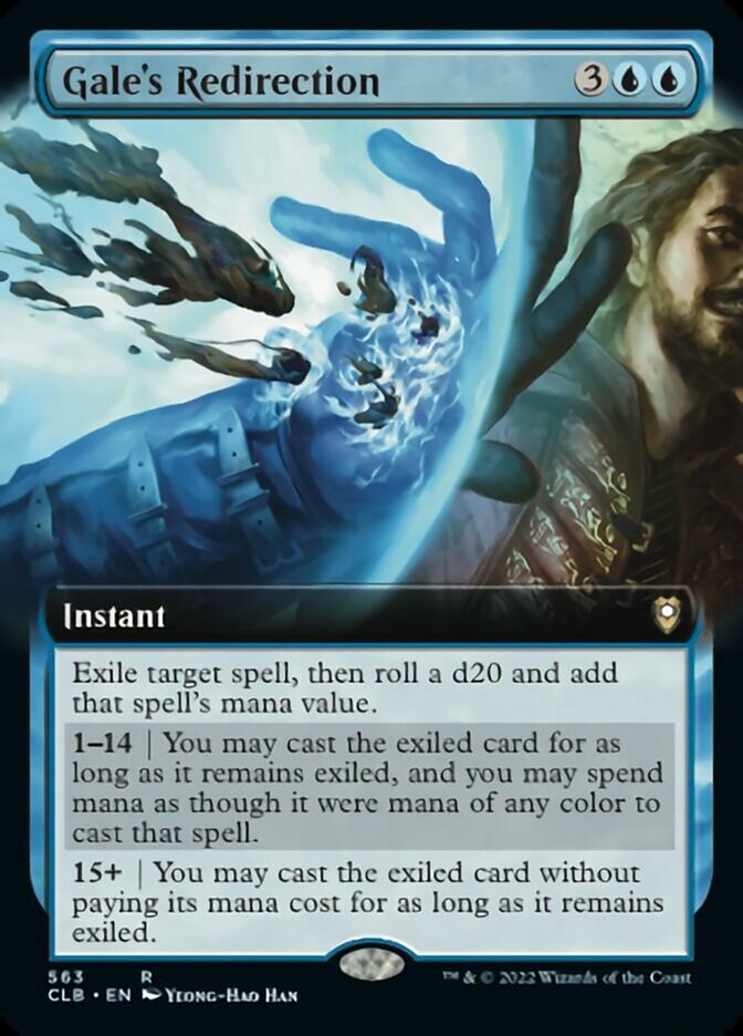 Gale's Redirection (Extended Art) [Commander Legends: Battle for Baldur's Gate] | Card Citadel
