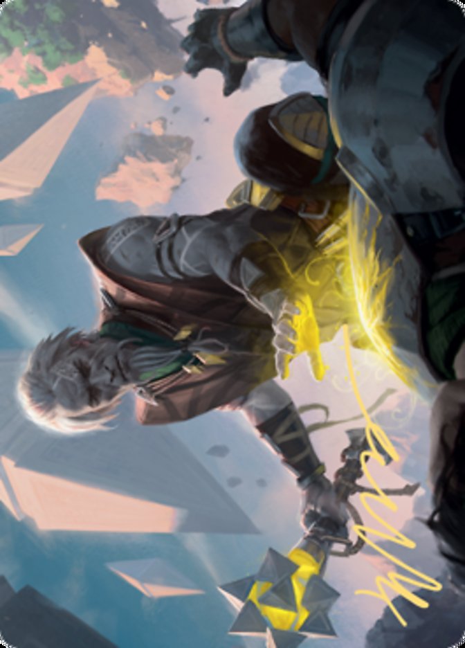 Expedition Healer Art Card (Gold-Stamped Signature) [Zendikar Rising Art Series] | Card Citadel