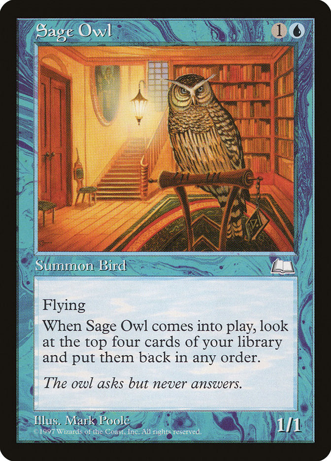 Sage Owl [Weatherlight] | Card Citadel