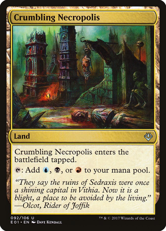 Crumbling Necropolis [Archenemy: Nicol Bolas] | Card Citadel