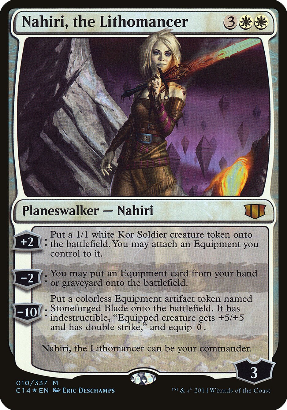 Nahiri, the Lithomancer (Commander 2014) [Commander 2014 Oversized] | Card Citadel