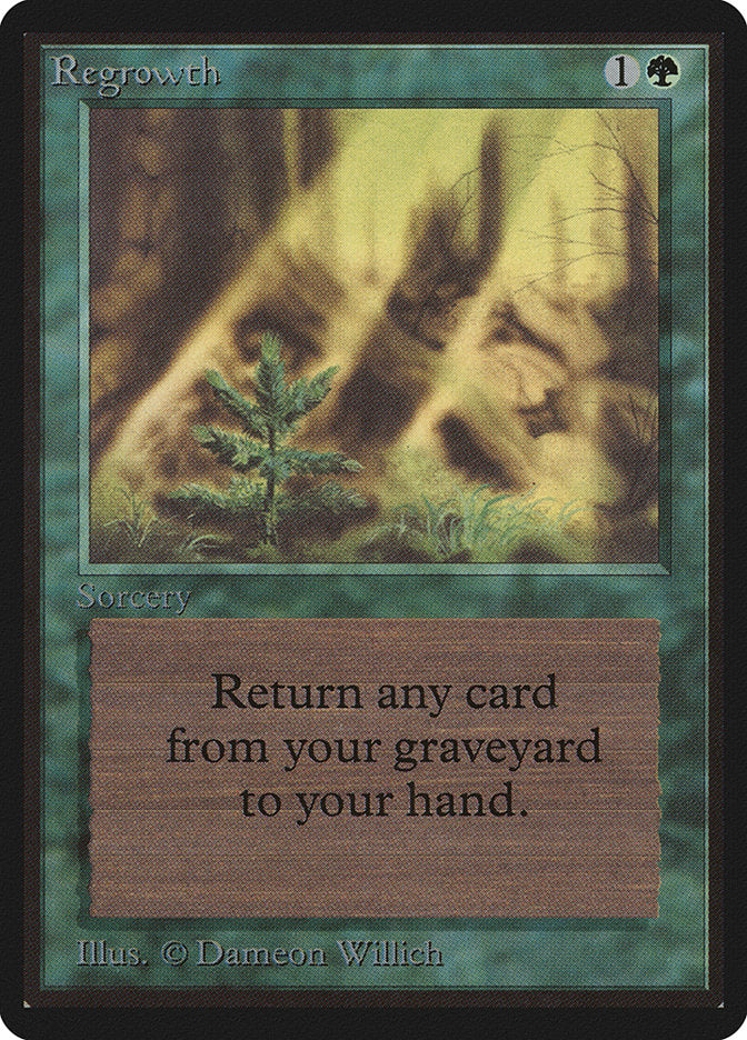 Regrowth [Limited Edition Beta] | Card Citadel