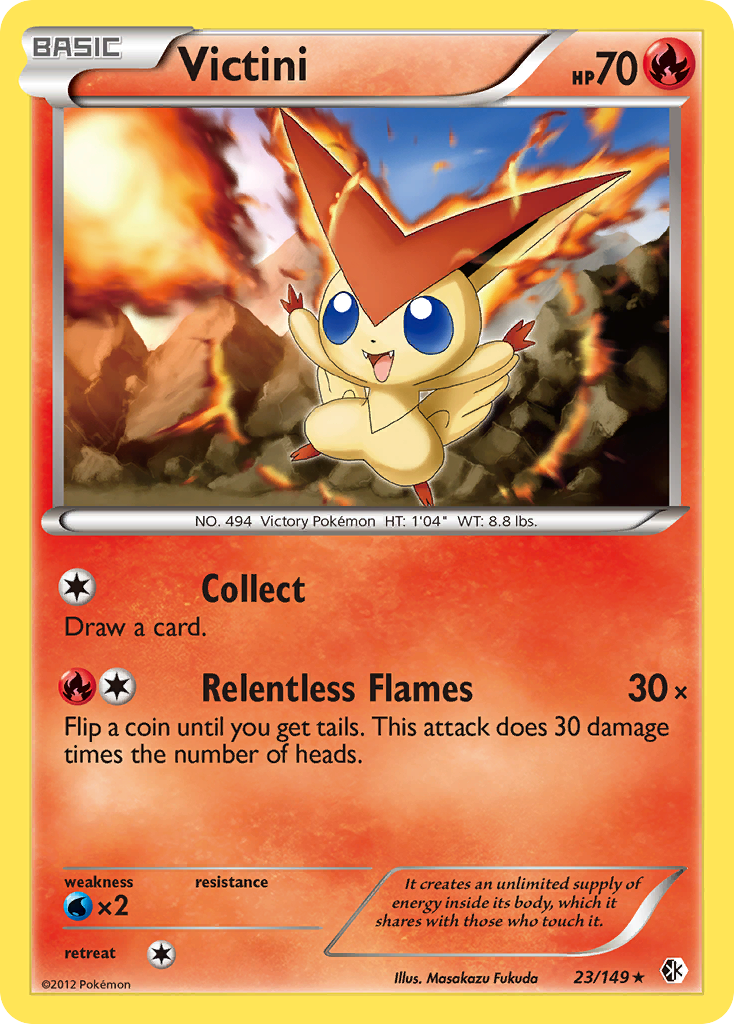 Victini (23/149) [Black & White: Boundaries Crossed] | Card Citadel