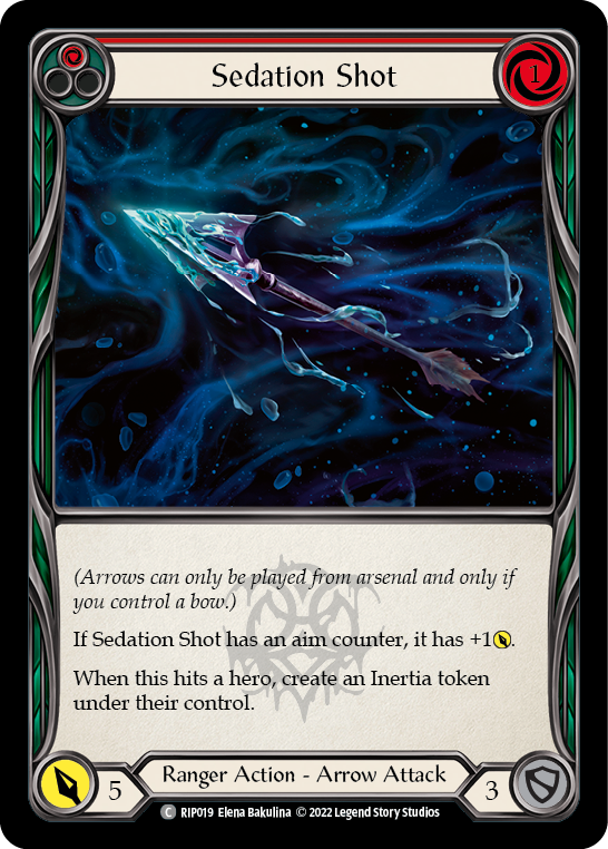 Sedation Shot (Red) [RIP019] (Outsiders Riptide Blitz Deck) | Card Citadel