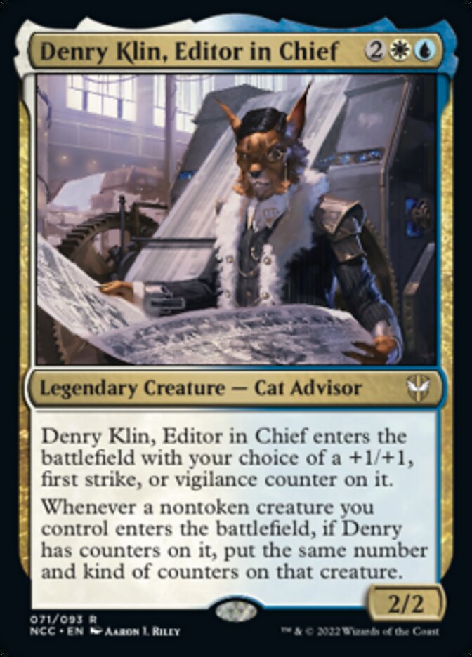 Denry Klin, Editor in Chief [Streets of New Capenna Commander] | Card Citadel