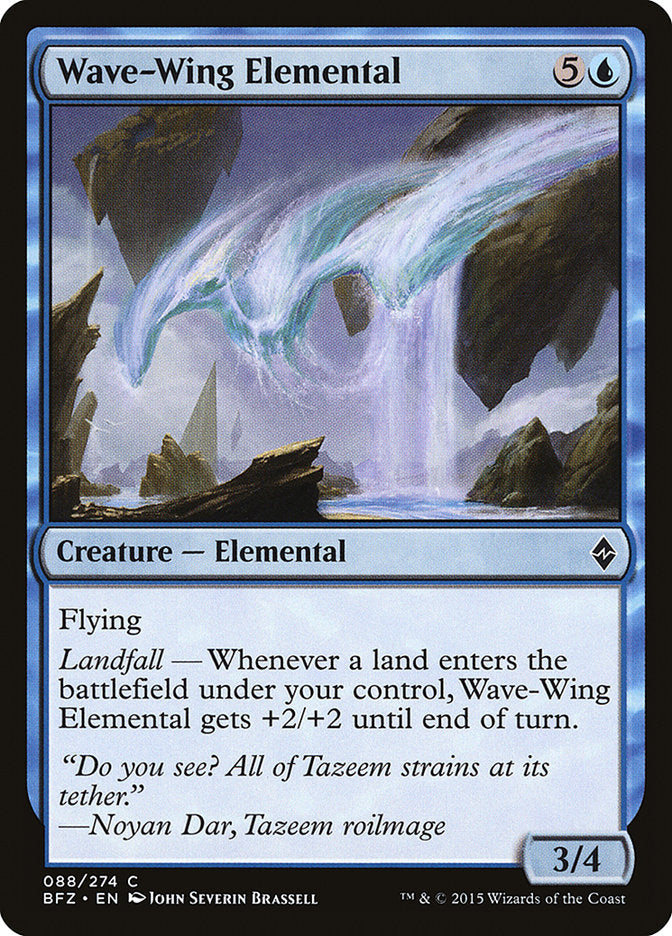 Wave-Wing Elemental [Battle for Zendikar] | Card Citadel