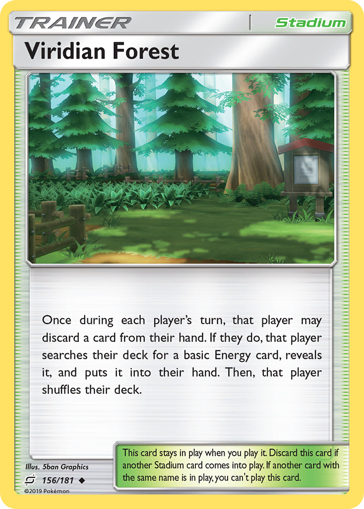 Viridian Forest (156/181) [Sun & Moon: Team Up] | Card Citadel