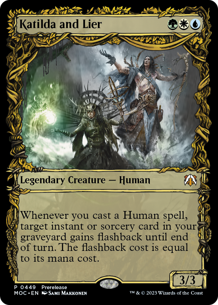 Katilda and Lier (Showcase Planar Booster Fun) [March of the Machine Commander Prerelease Promos] | Card Citadel