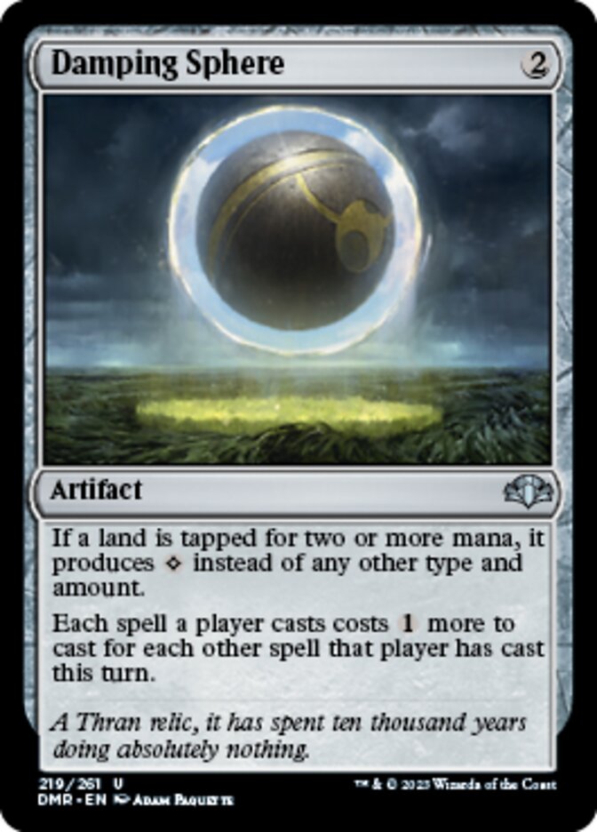 Damping Sphere [Dominaria Remastered] | Card Citadel