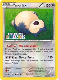 Snorlax (80/106) (Build-a-Bear Workshop Exclusive) [XY: Flashfire] | Card Citadel