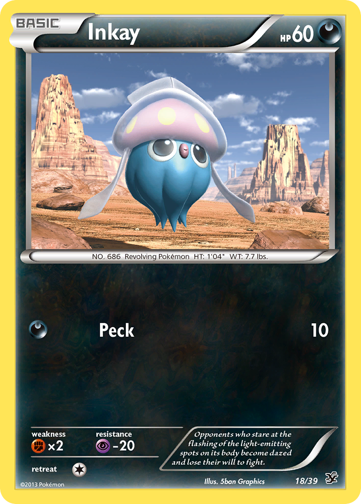Inkay (18/39) [XY: Kalos Starter Set] | Card Citadel