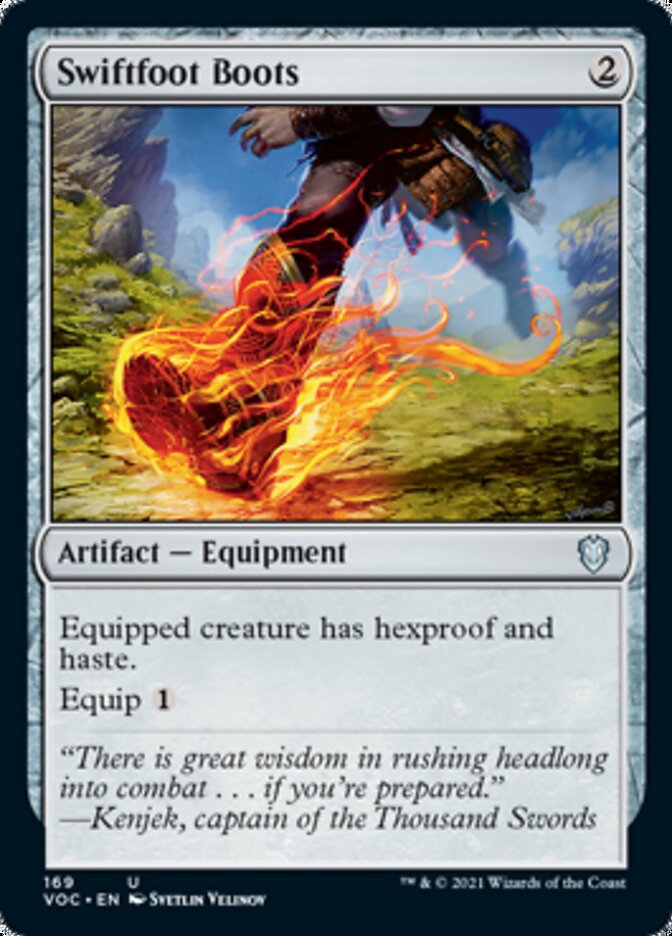 Swiftfoot Boots [Innistrad: Crimson Vow Commander] | Card Citadel