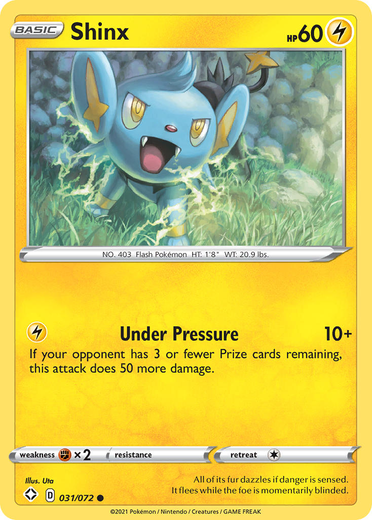 Shinx (031/072) [Sword & Shield: Shining Fates] | Card Citadel