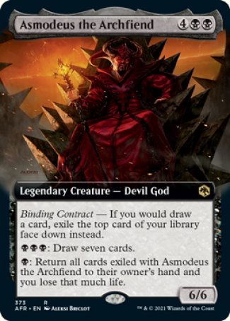 Asmodeus the Archfiend (Extended) [Dungeons & Dragons: Adventures in the Forgotten Realms] | Card Citadel