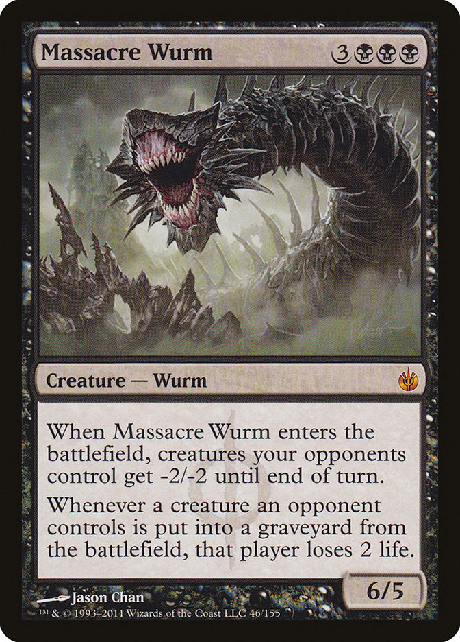 Massacre Wurm [Mirrodin Besieged] | Card Citadel