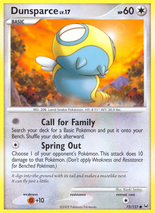 Dunsparce (73/127) [Platinum: Base Set] | Card Citadel