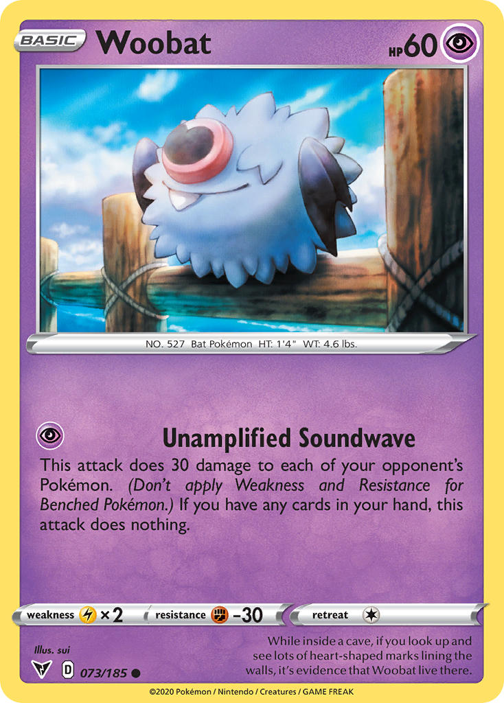 Woobat (073/185) [Sword & Shield: Vivid Voltage] | Card Citadel