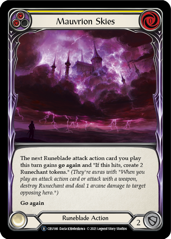 Mauvrion Skies (Yellow) [CRU146] Unlimited Normal | Card Citadel