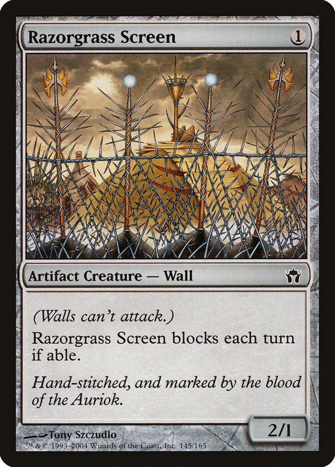 Razorgrass Screen [Fifth Dawn] | Card Citadel