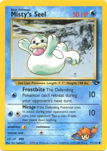 Misty's Seel (91/132) [Gym Challenge Unlimited] | Card Citadel
