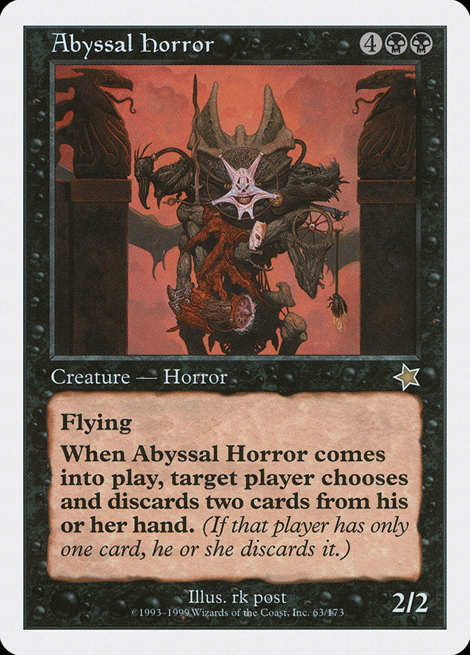 Abyssal Horror [Starter 1999] | Card Citadel