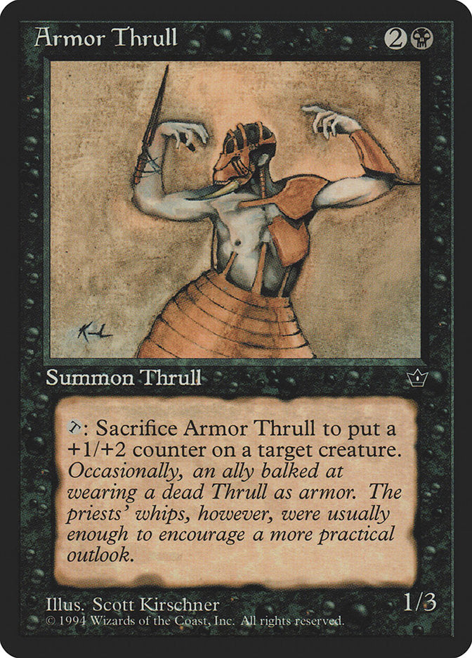 Armor Thrull (Scott Kirschner) [Fallen Empires] | Card Citadel