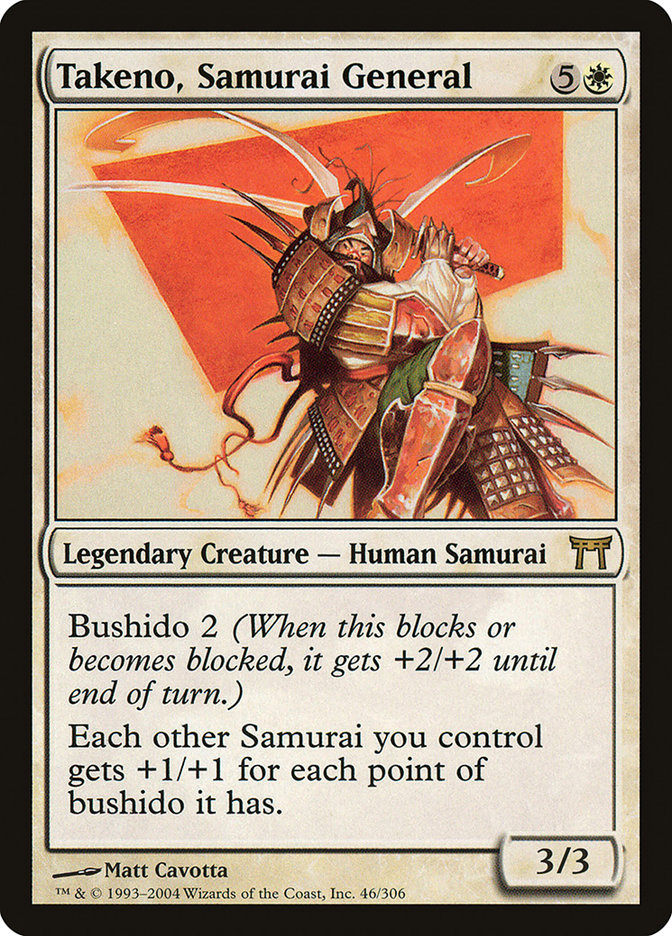 Takeno, Samurai General [Champions of Kamigawa] | Card Citadel