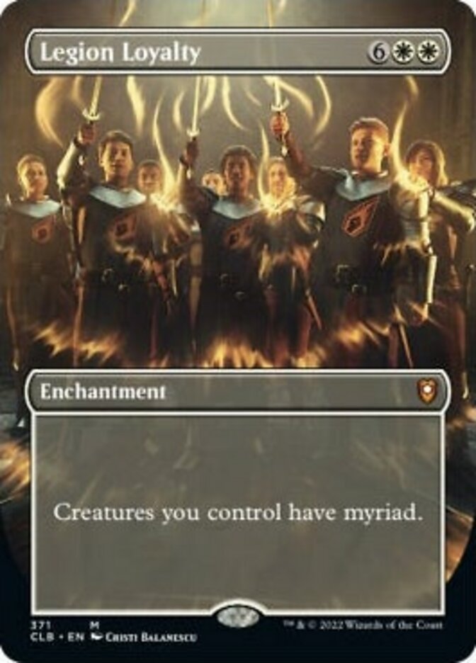 Legion Loyalty (Borderless Alternate Art) [Commander Legends: Battle for Baldur's Gate] | Card Citadel