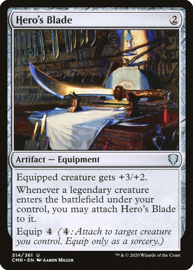 Hero's Blade [Commander Legends] | Card Citadel