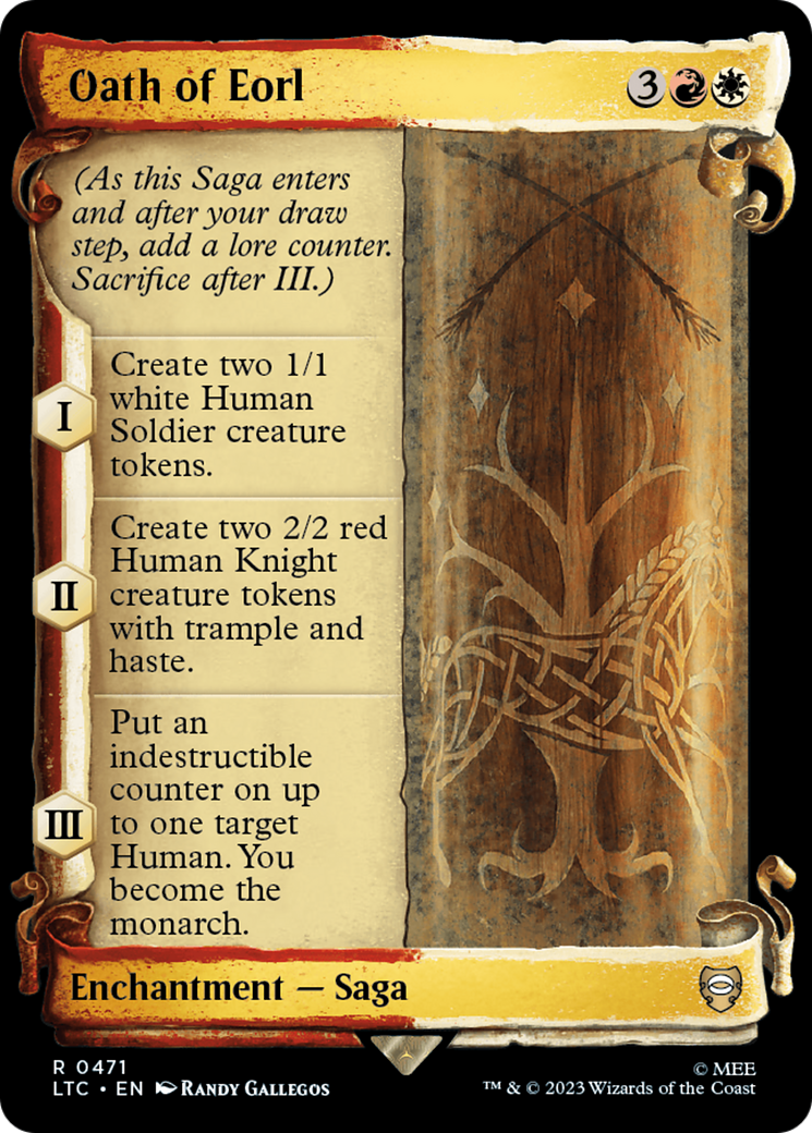 Oath of Eorl [The Lord of the Rings: Tales of Middle-Earth Commander Showcase Scrolls] | Card Citadel