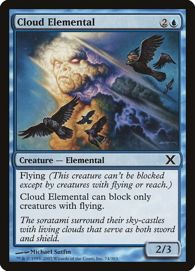 Cloud Elemental [Tenth Edition] | Card Citadel