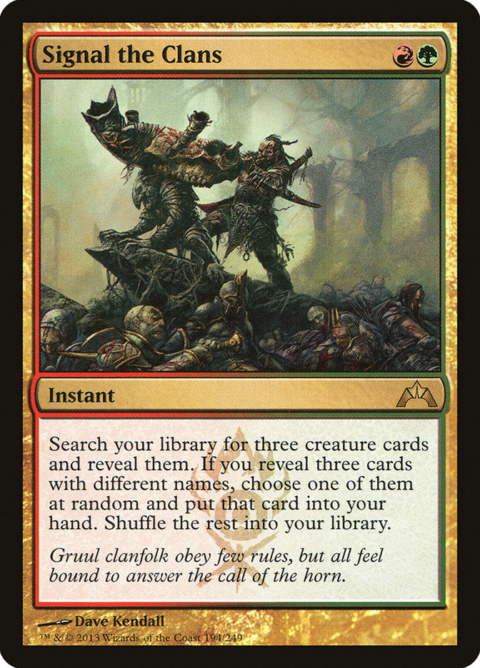 Signal the Clans [Gatecrash] | Card Citadel