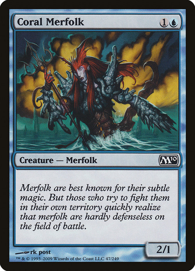 Coral Merfolk [Magic 2010] | Card Citadel