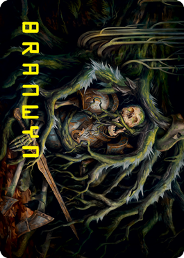 Retrieve Art Card (Gold-Stamped Signature) [Innistrad: Crimson Vow Art Series] | Card Citadel