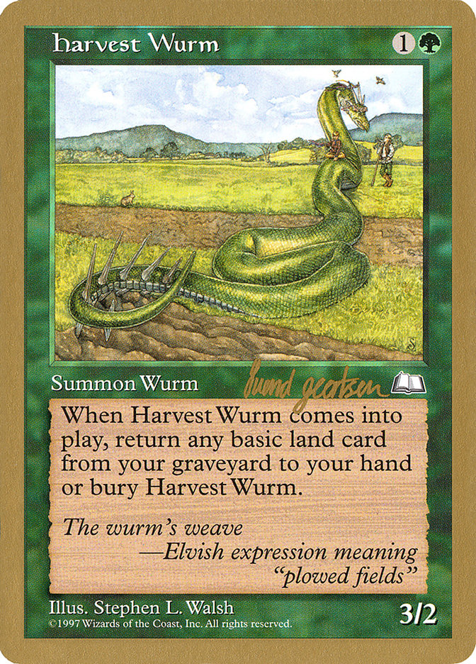 Harvest Wurm (Svend Geertsen) [World Championship Decks 1997] | Card Citadel