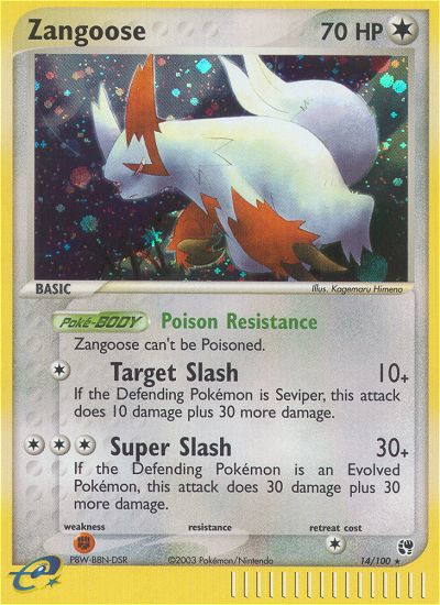 Zangoose (14/100) [EX: Sandstorm] | Card Citadel